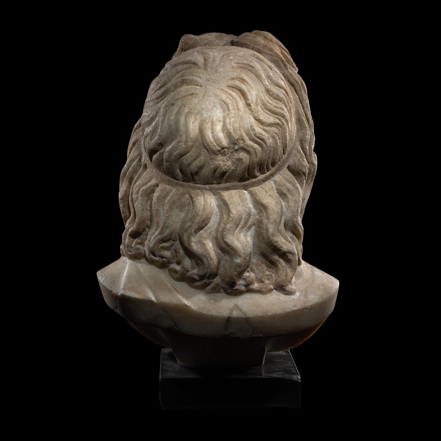 A Roman Marble Head of a God