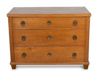 A Continental Neoclassical Style Oak Chest of Drawers — 20TH CENTURY