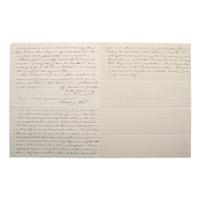 BLAIR, Montgomery (1813-1883) and CORKRAN, Francis S. (1816-1886). A group of 7 documents related to Montgomery Blair, Francis Corkran, and political patronage during the Lincoln Administration, comprising: