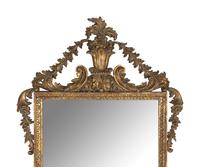 A Continental Giltwood Mirror
