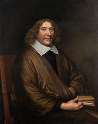 Portrait of a Man Holding a Book
