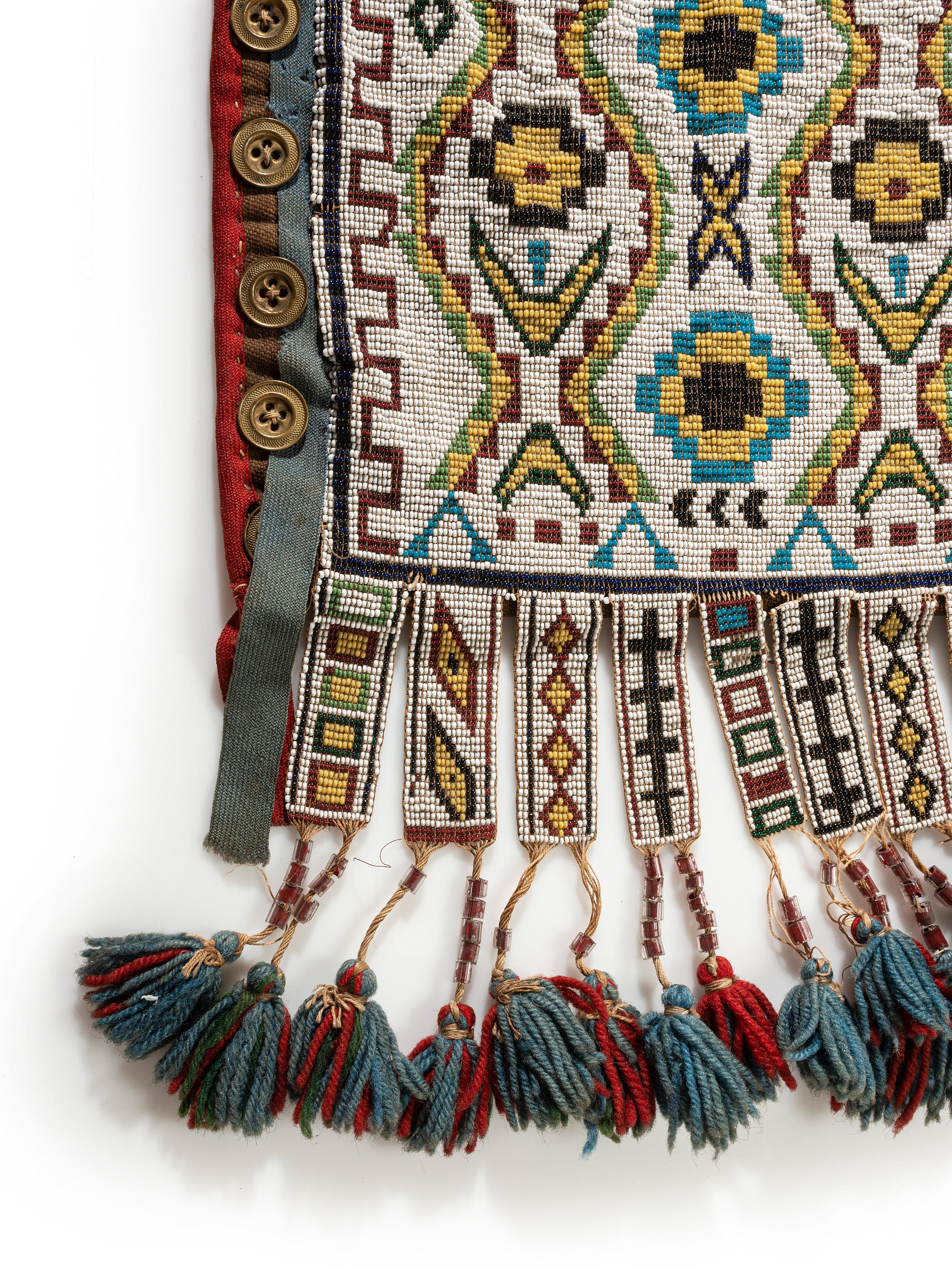 Anishinaabe Loom-Beaded Bandolier Bag