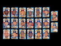 A Group of 20 1988 Donruss Diamond Kings Signed Autograph Baseball Cards,