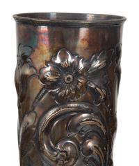 A Sheffield Silver on Copper Repoussé Vase