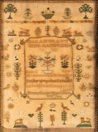 An Embroidered Needlework Sampler