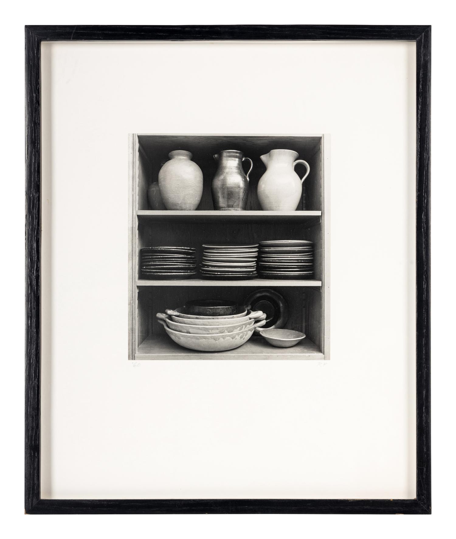 Lange's niche with crockery , 1960