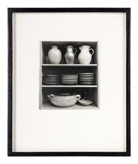 Lange's niche with crockery , 1960