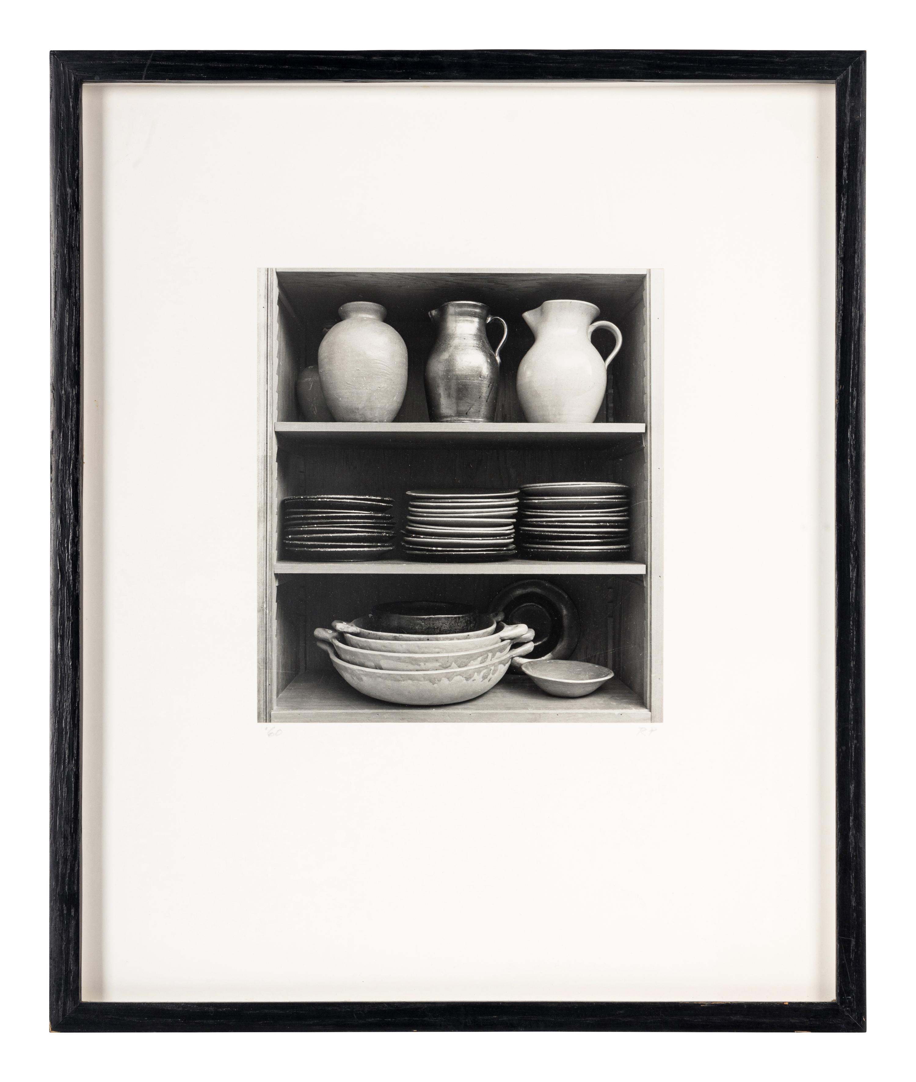 Lange's niche with crockery , 1960