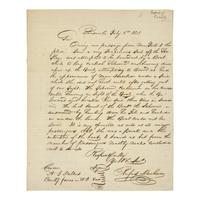 [Paulding, Hiram] [Pirates] MacIntosh, James M. Two Letters Reporting of Pirates
