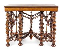 A Portuguese Carved Walnut Table