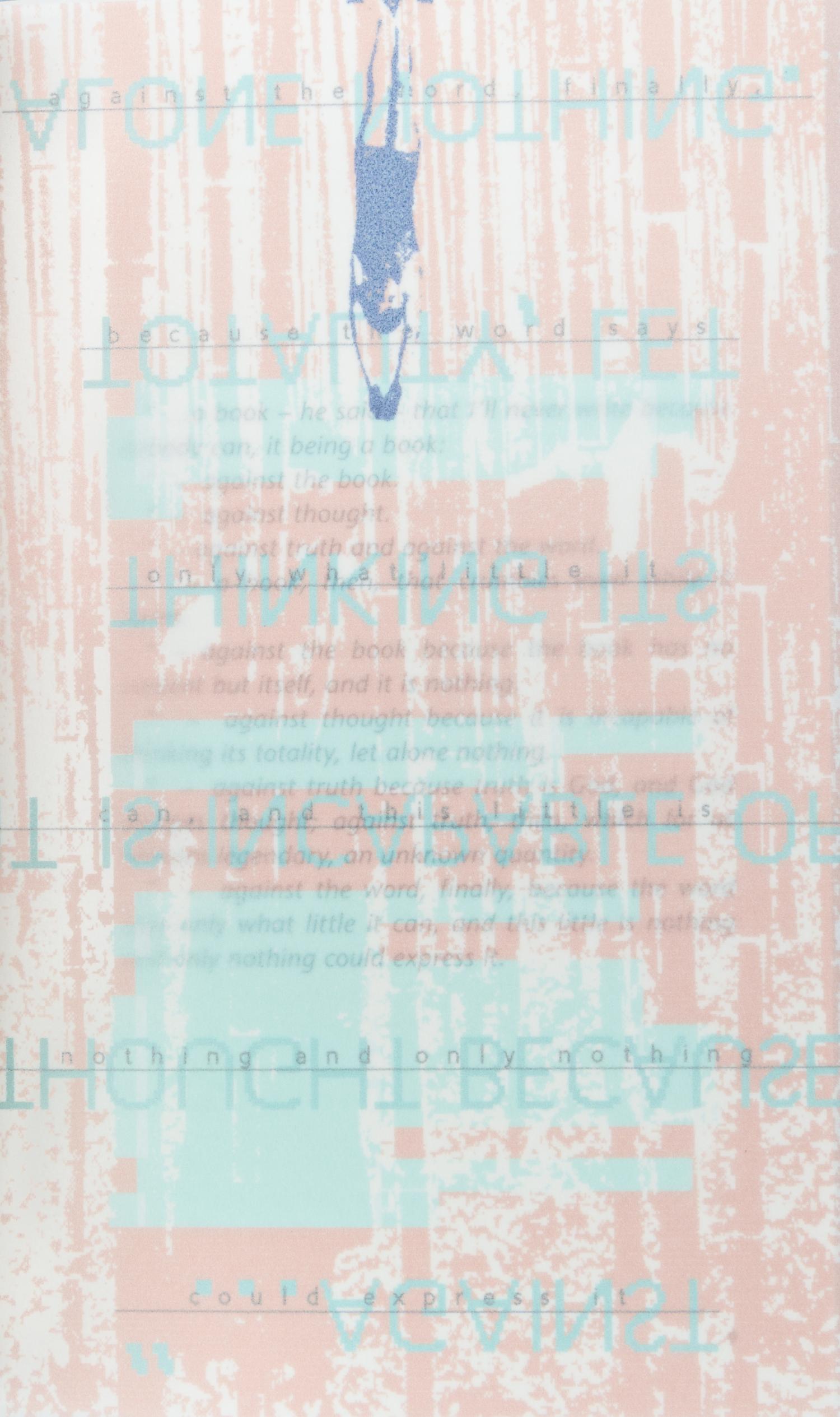 (GRANARY BOOKS) JABES, EDMOND. Desire for a Beginning, Dread for One Single End. NY, 2001. Signed, limited.
