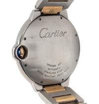 CARTIER, STAINLESS STEEL AND 18K YELLOW GOLD 'BALLON BLEU' WATCH