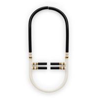 David Watkins, 'Hinged Loop', Three-Piece Acrylic and Yellow Gold Neckpiece