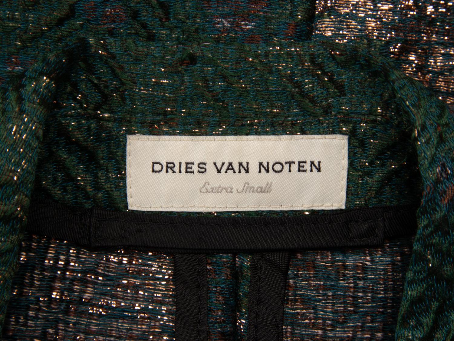 DRIES VAN NOTEN, BROCADE EVENING COAT