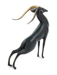 A Bronze Figure of a Gazelle,