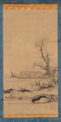 Five Japanese 'Landscape' Paintings