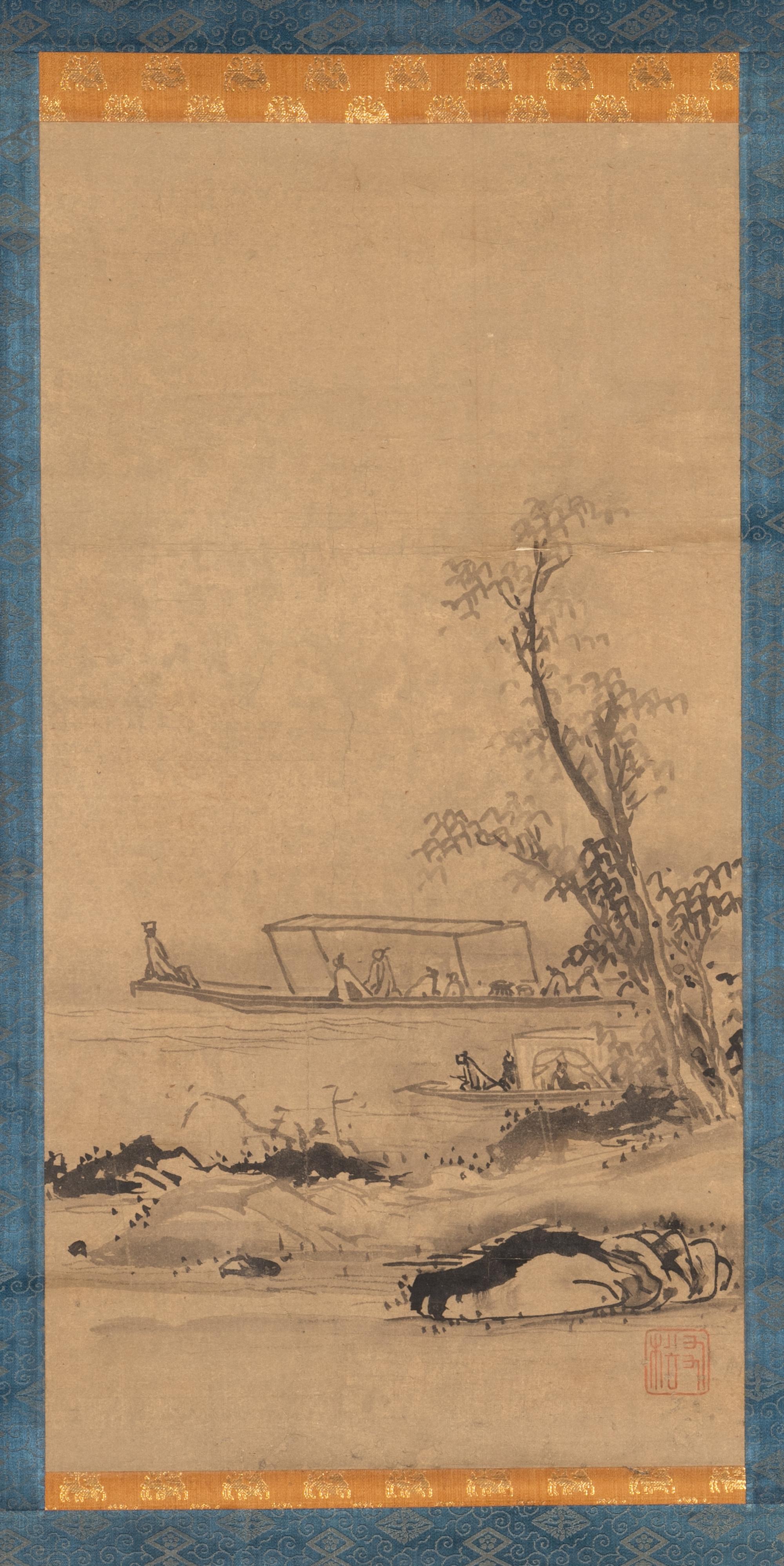 Five Japanese 'Landscape' Paintings