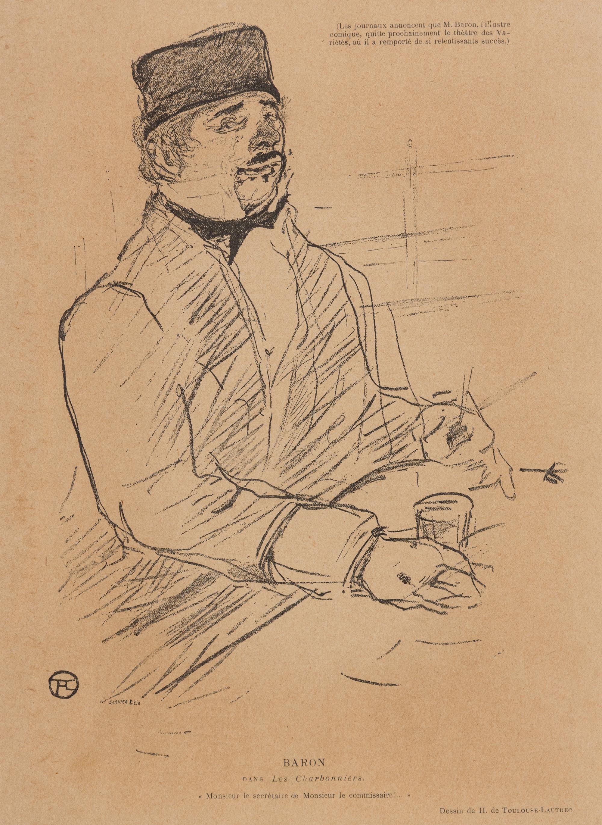 A Group of Three Prints from Le Rire ( Baron Dans Le Charbonniers , Entree de Cha-U-Kao , and Chocolat Dansant Dans Un Bar )
