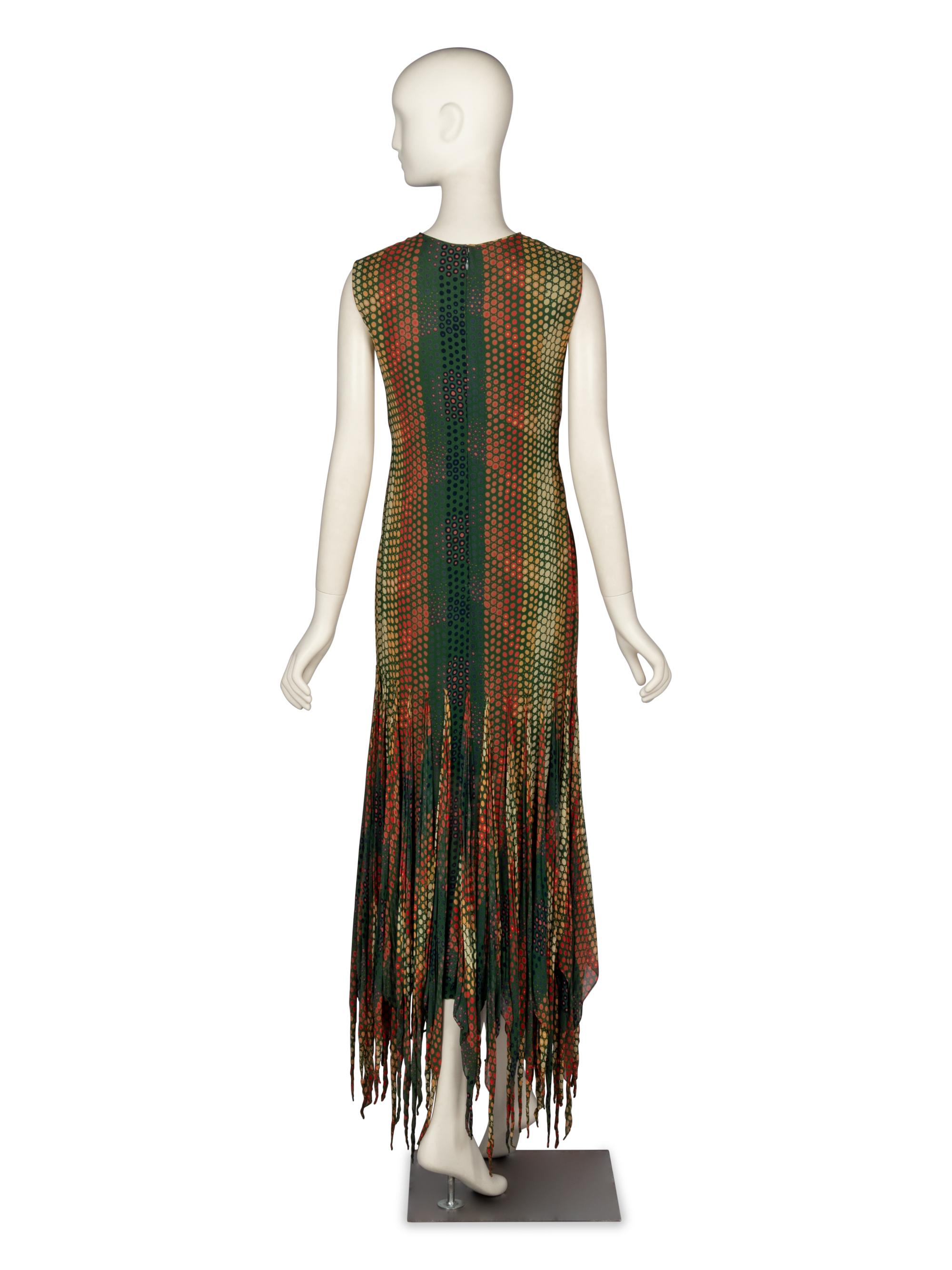 Pierre Cardin, Printed Gown, c.1960's