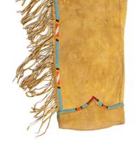Northern Plains Beaded Hide Trousers
