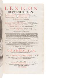 [BIBLE, Polyglot]. Biblia sacra polyglotta . Edited by Brian Walton. London: Thomas Roycroft, 1655-57.