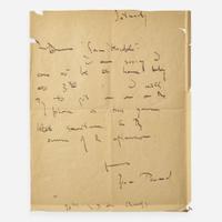 [Literature] Pound, Ezra Autograph Letter, signed
