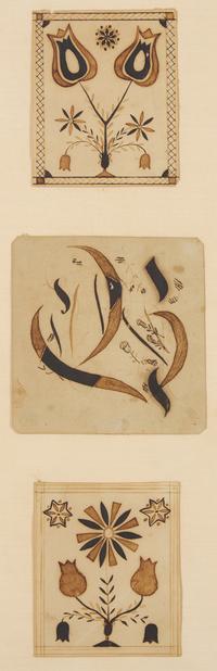 A Group of Pennsylvania Works on Paper Including Fraktur Rewards of Merit