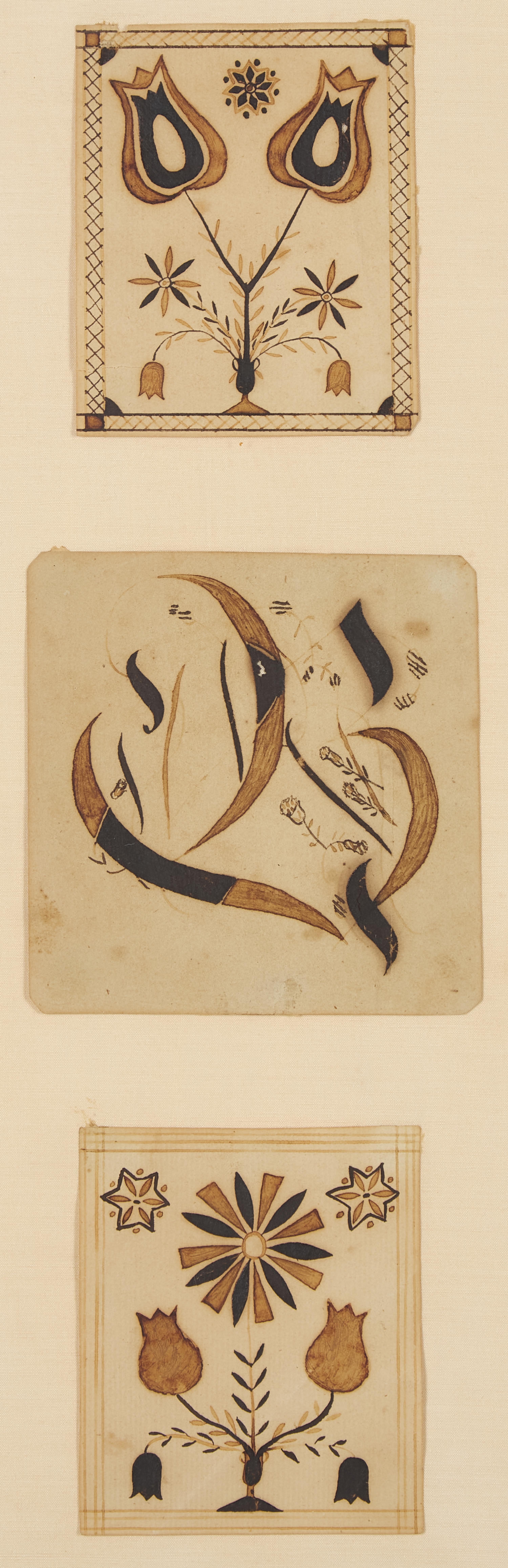A Group of Pennsylvania Works on Paper Including Fraktur Rewards of Merit
