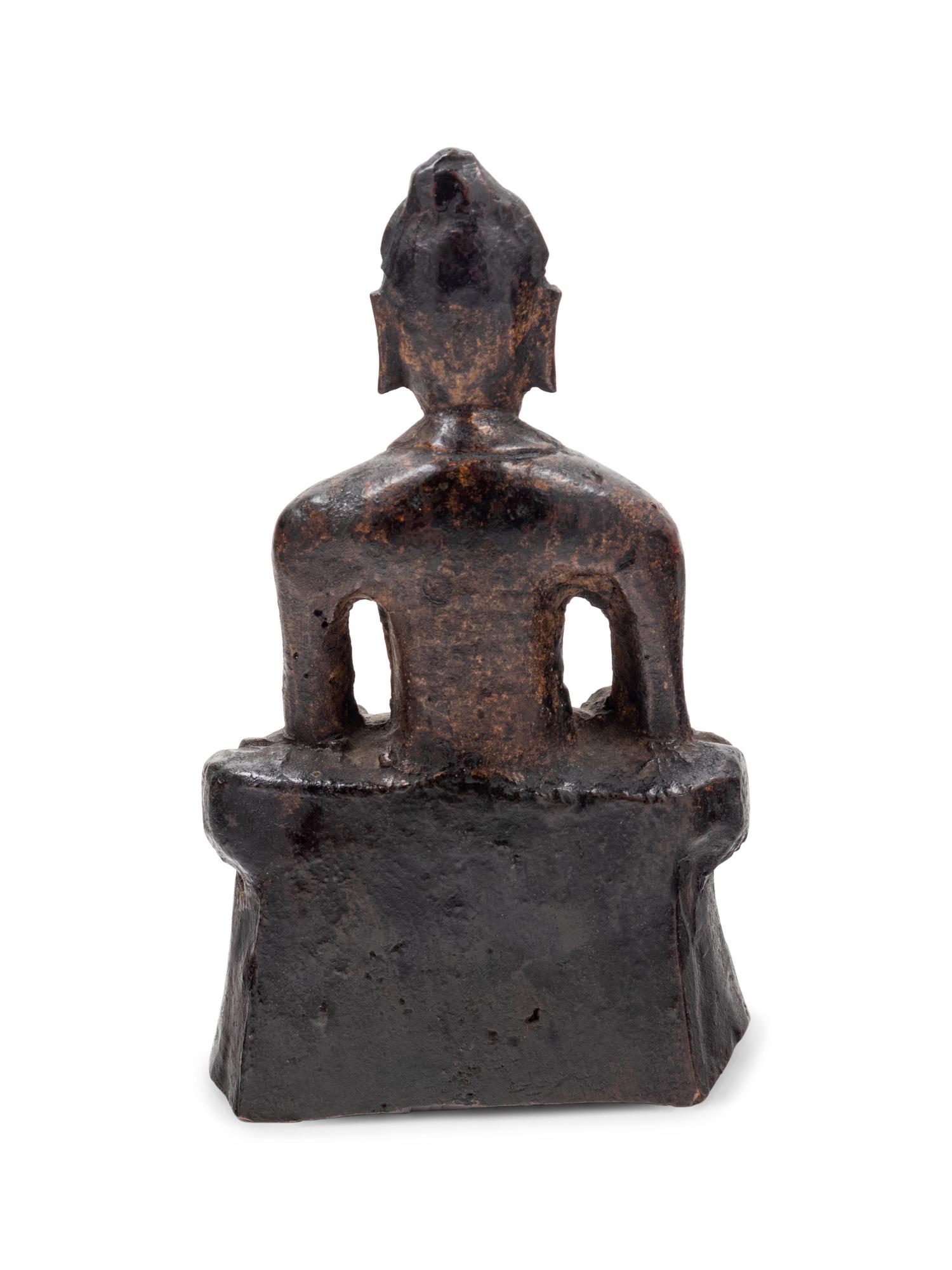 A Bronze Figure of Seated Guangong