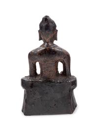 A Bronze Figure of Seated Guangong