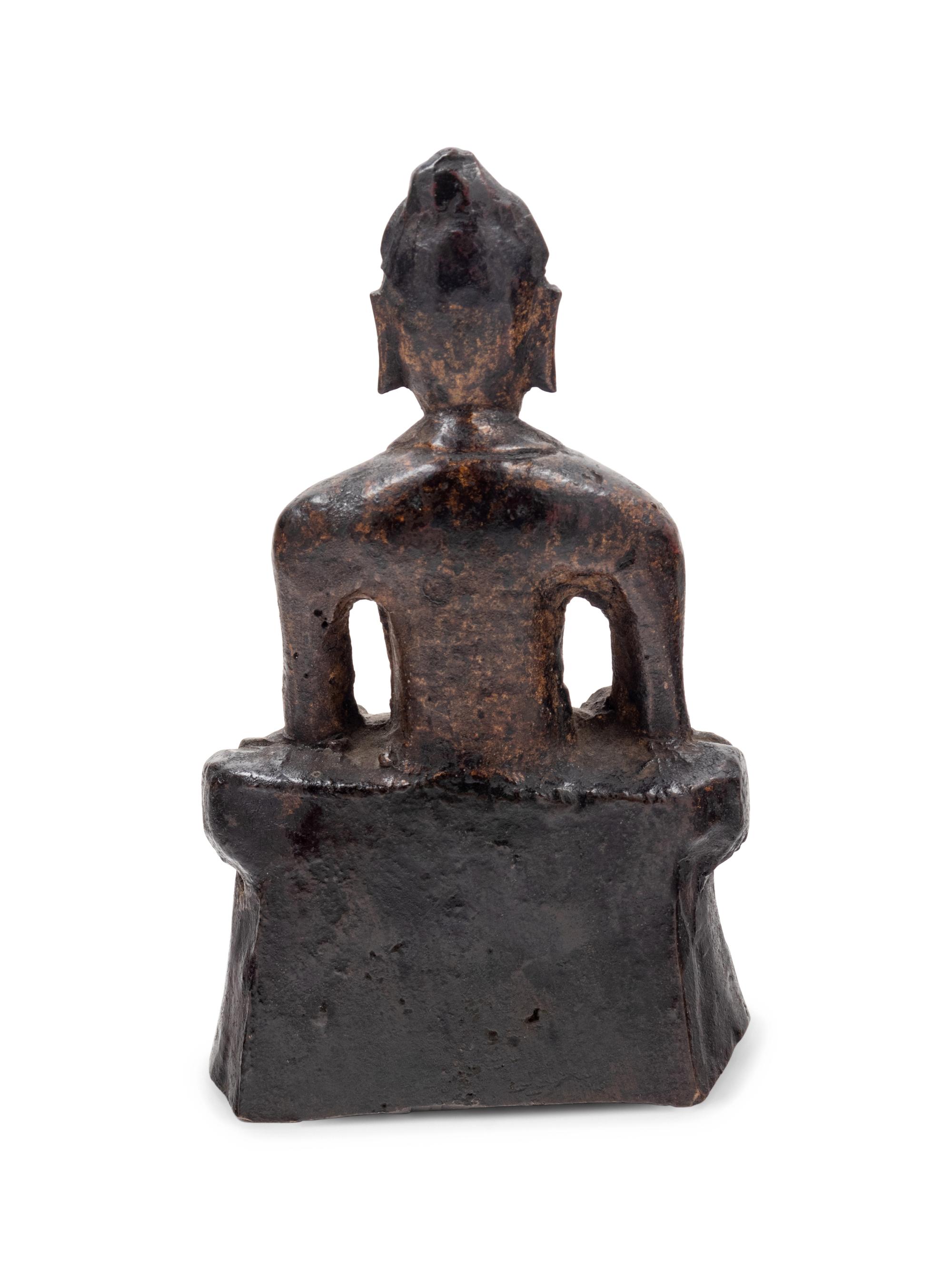A Bronze Figure of Seated Guangong