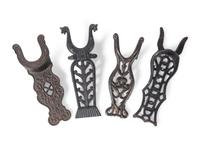 Six Cast Iron Boot Jackets