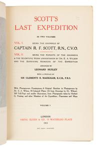 SCOTT, Robert Falcon, Captain (1868-1912). Scott's Last Expedition. In Two Volumes. London, 1913. FIRST EDITION.