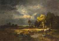 Attributed to Narcisse Virgile Diaz de la Pena, (French, 1808-1876), Landscape