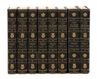 [FINELY BOUNDS SETS]. GREEN and STRICKLAND. Lives of the Princesses of England - Queens of England - Queens of Scotland. 1844-1859.