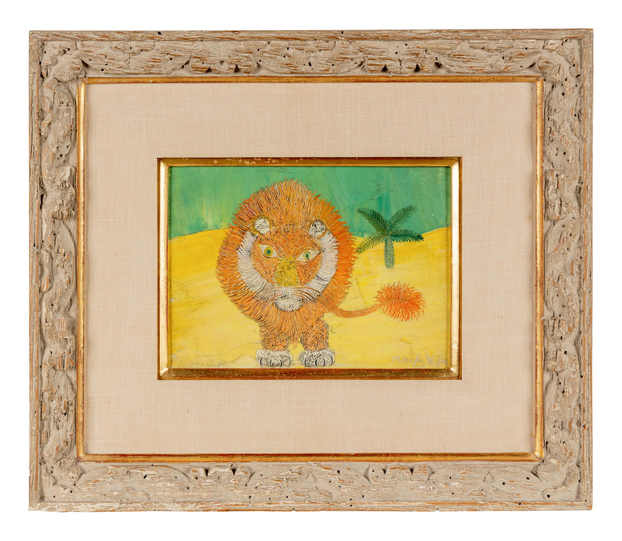 Lion in Yellow