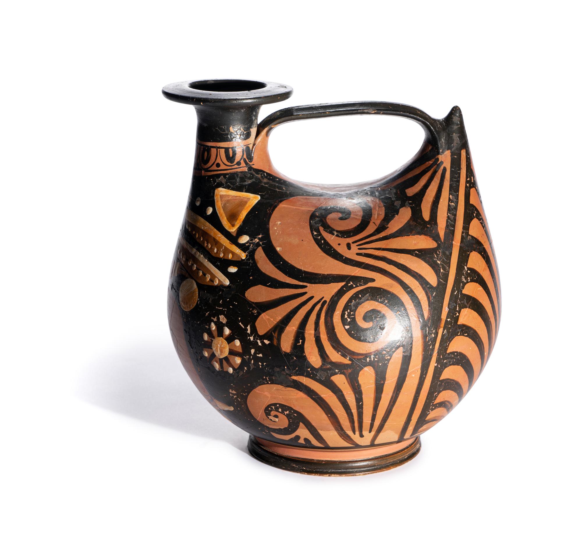 A Large Apulian Red-Figured Askos