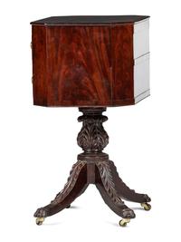 A Classical Figured Mahogany Octagonal-Top Work Table