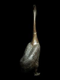 A Japanese Bronze Figure of a Goose