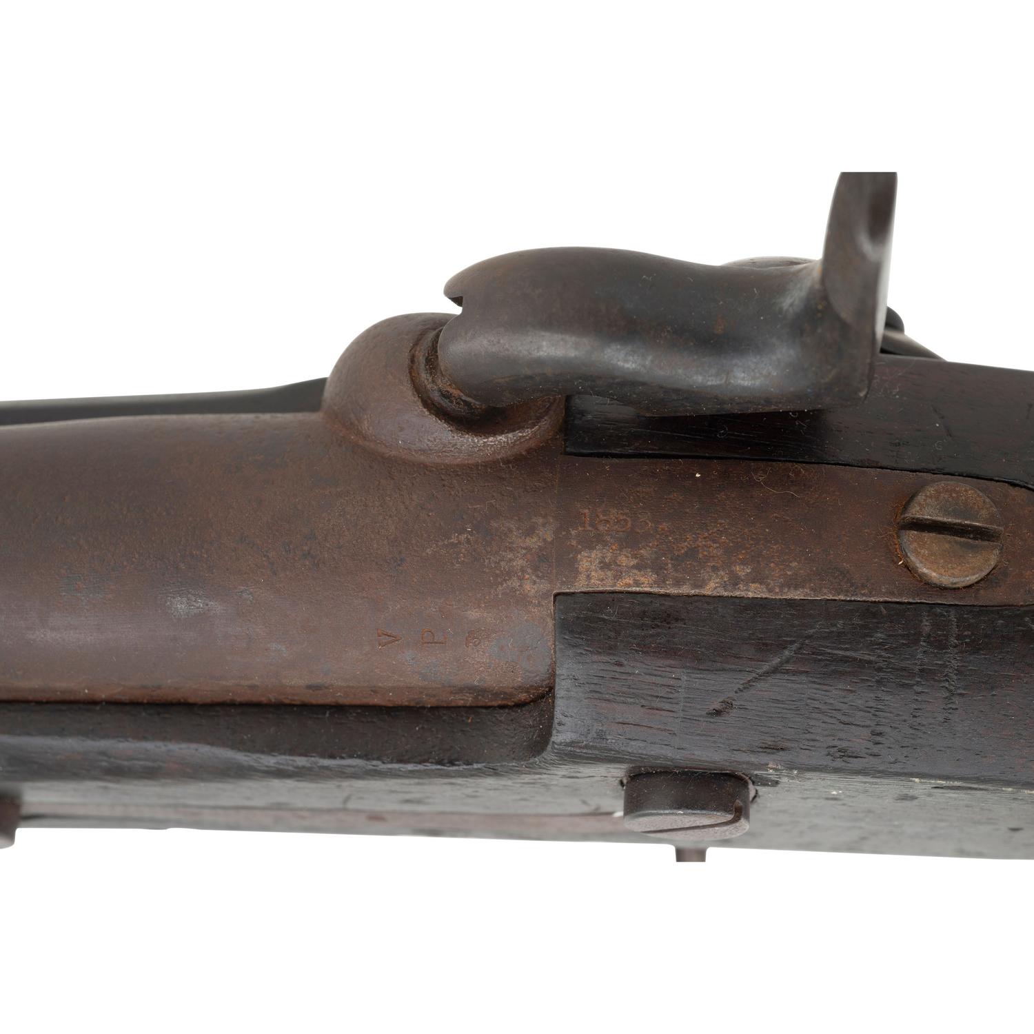 Confederate Arsenal "C&R" Rebuilt Rifled & Sighted US Model 1842 Musket by Springfield Marked "Q"