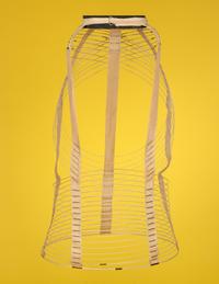 Collection of Seven Bustles and One Skirt Supporter, 1870-80s