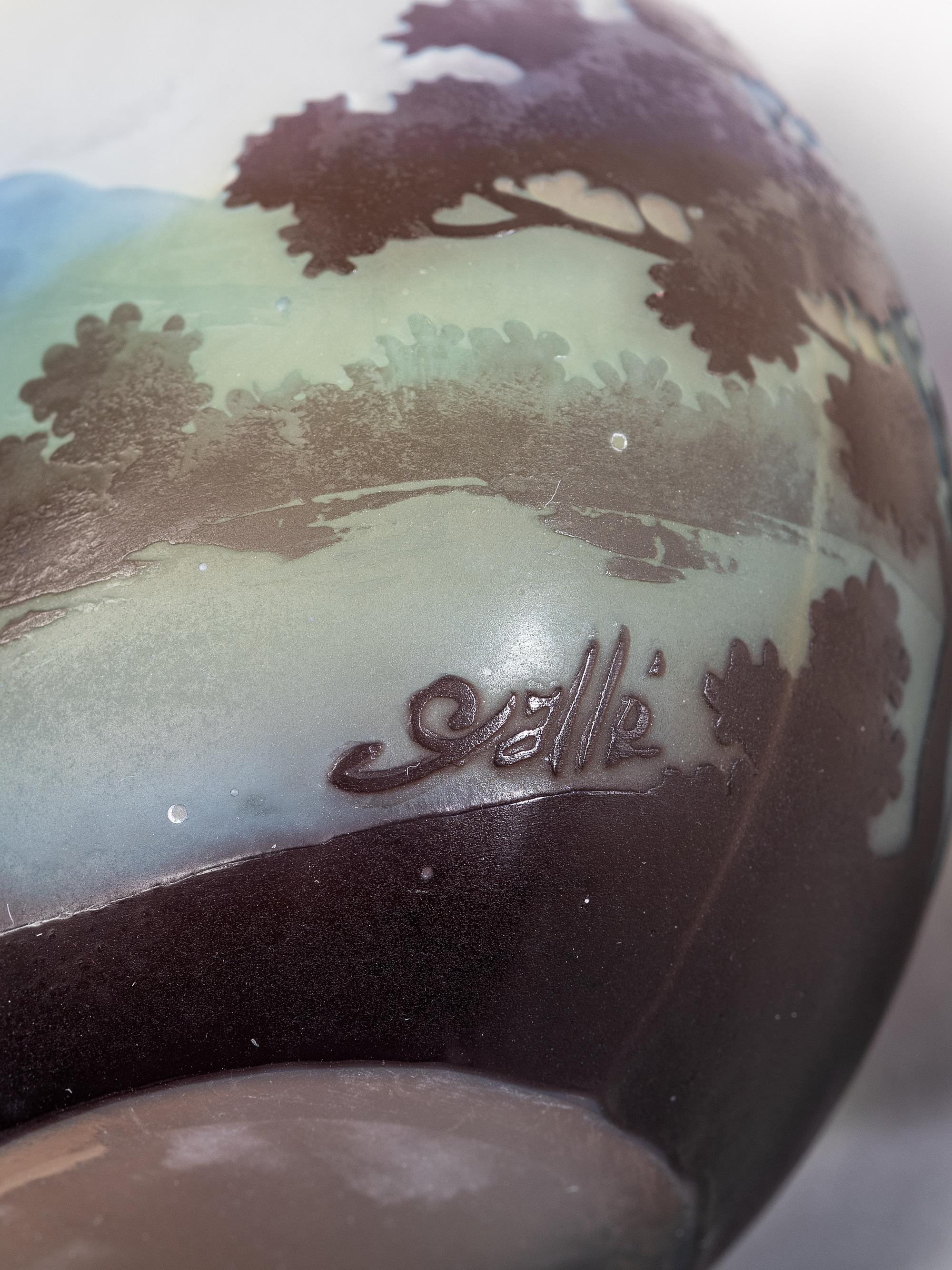 Scenic Banjo Vase