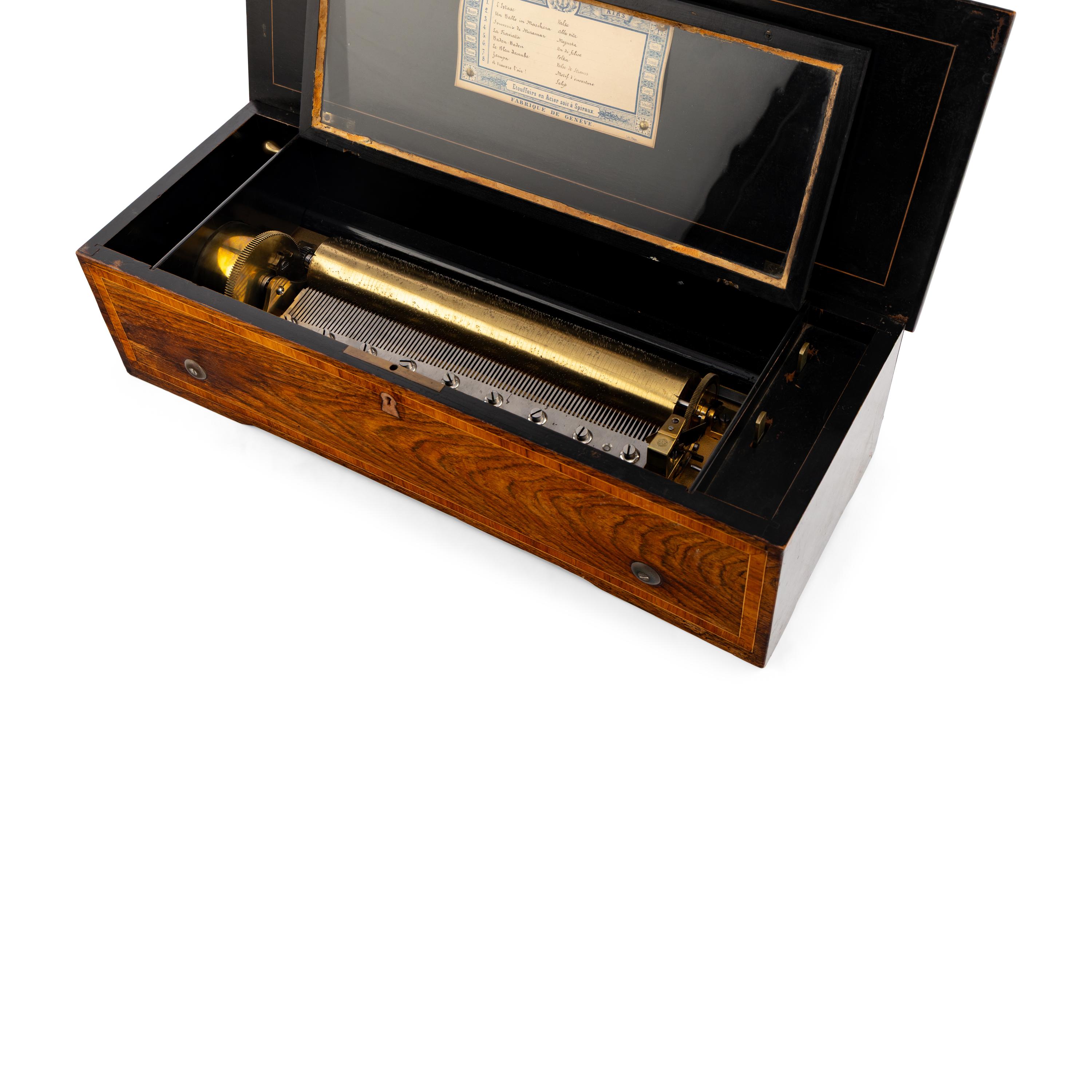 A Swiss Cylinder Music Box