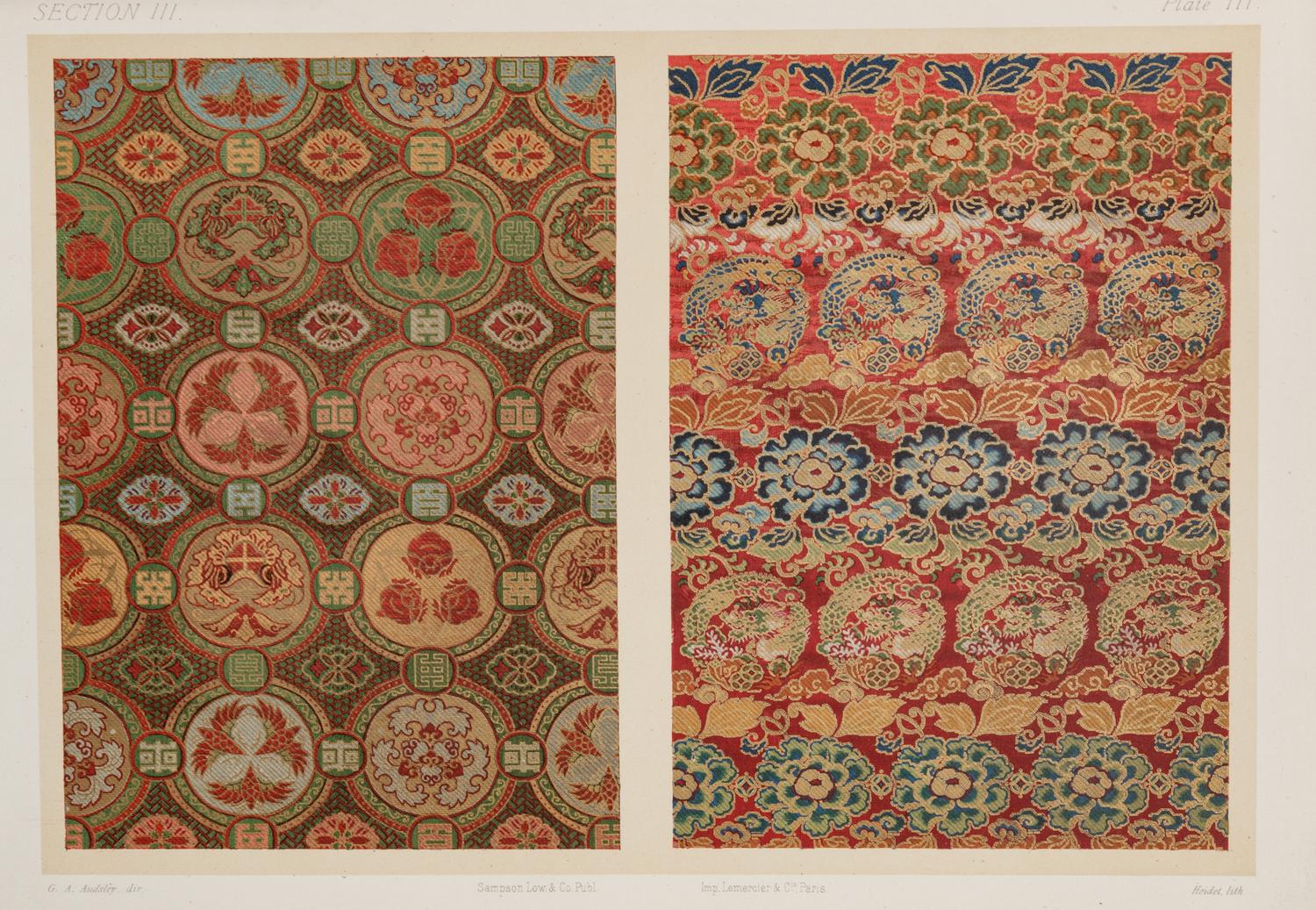 AUDSLEY, George Ashdown, The Ornamental Arts of Japan. New York: Charles Scribner's Sons, 1883-84.
