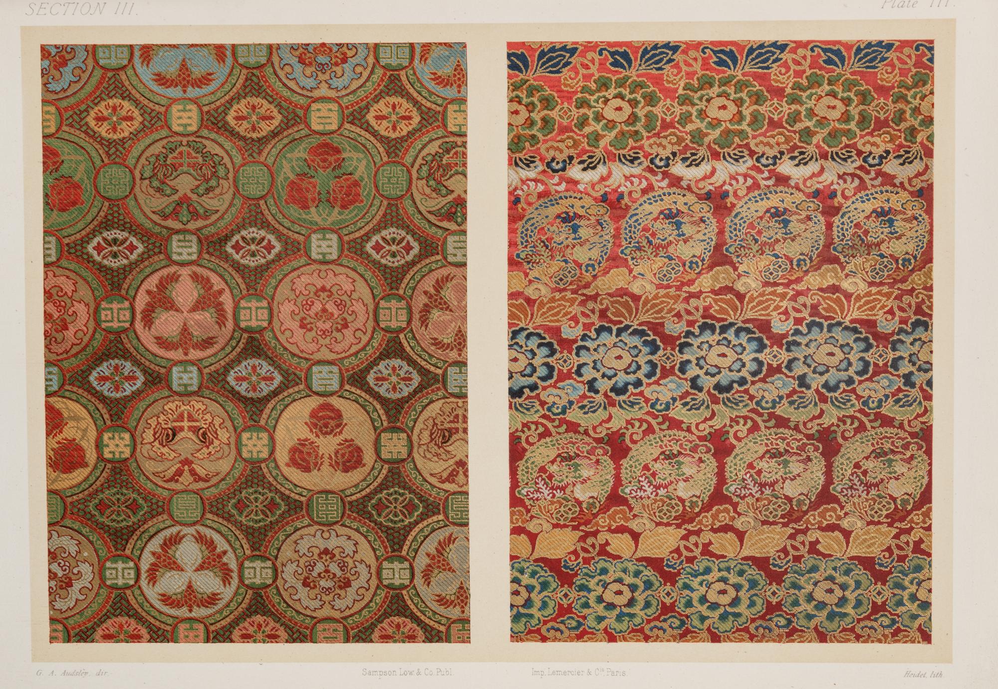 AUDSLEY, George Ashdown, The Ornamental Arts of Japan. New York: Charles Scribner's Sons, 1883-84.