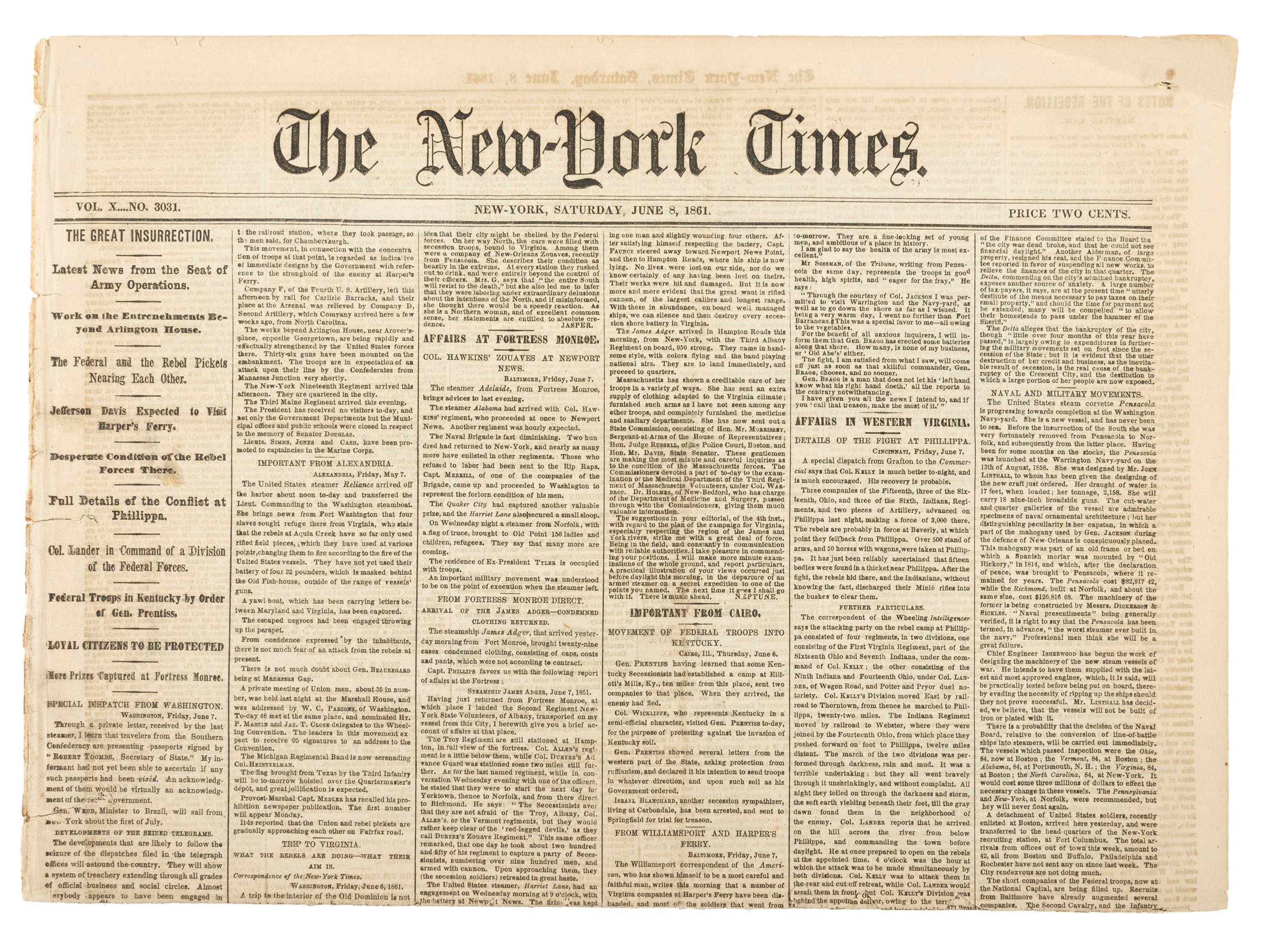 [HAWKINS' ZOUAVES]. A group of prints and newspapers featuring illustrations and coverage of the 9th New York Infantry Regiment in the battlefield, comprising: