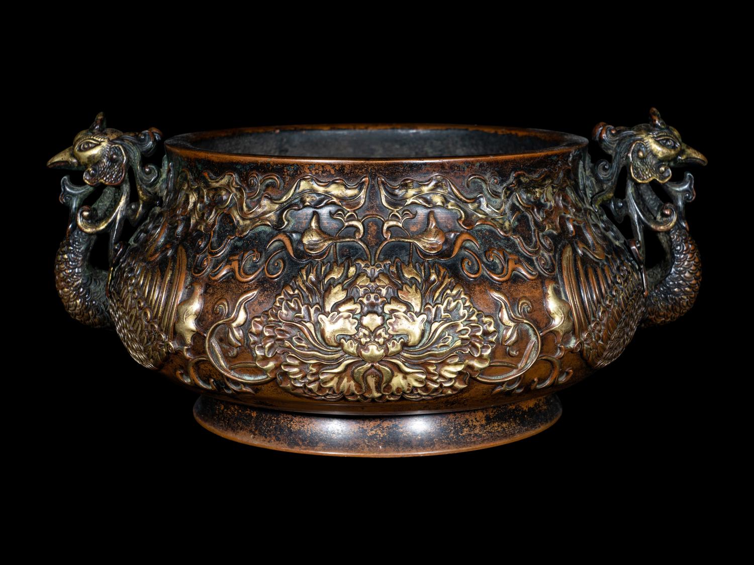 A Chinese Bronze Incense Burner