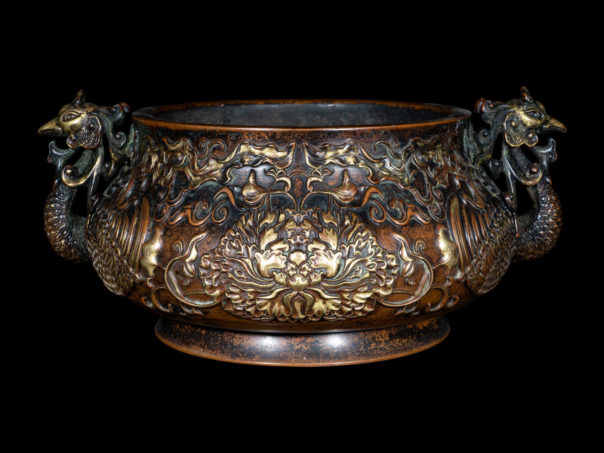 A Chinese Bronze Incense Burner