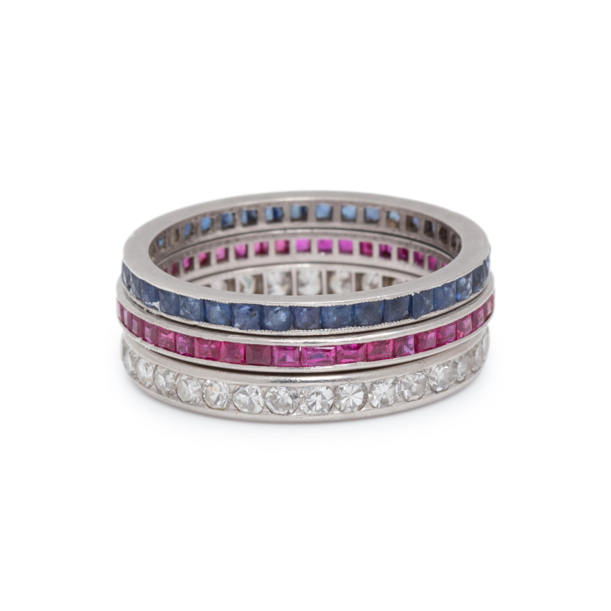 COLLECTION OF ETERNITY BANDS
