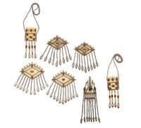 A Collection of Turkmen Jewelry and Head Pieces
